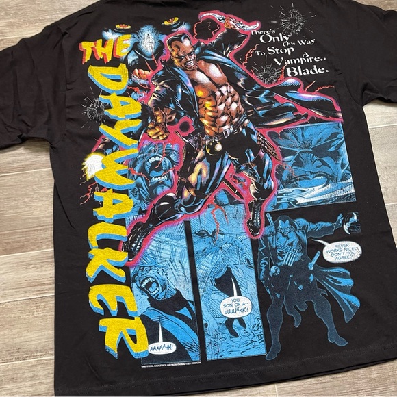 Blade Comic AOP Rap T Shirt Wesley Snipes Backstock Co - Picture 4 of 6